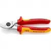 Knipex 95 16 165 eristetyt kaapelisakset, 165 mm