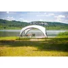 Paviljonki Event Shelter, 3,65 x 3,65 m (vaaleanharmaa/harmaa)