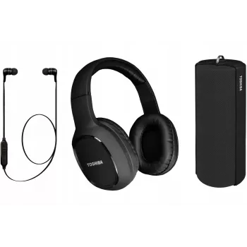 Kuulokkeet Toshiba Triple Pack HSP-3P19-II musta