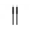 Wentronic goobay - USB-kaapeli - USB-C (M) - USB-C (M) - USB 2.0 3 A - 0,5 m - musta (66316)