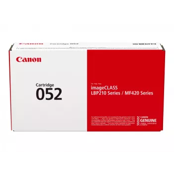 Värikasetti Canon 052 alkuperäinen musta 2 100 sivua