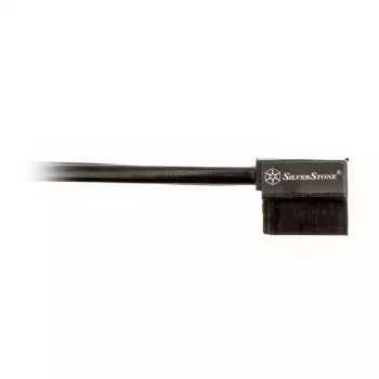 SilverStone SST-CP11B erittäin matala SATA-kaapeli - 50 cm, musta