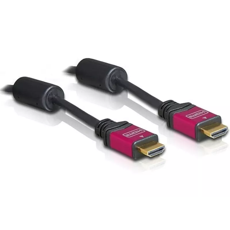 Delock 84334 HDMI-kaapeli, HDMI A uros – HDMI A uros, 4K 30 Hz, 3 m