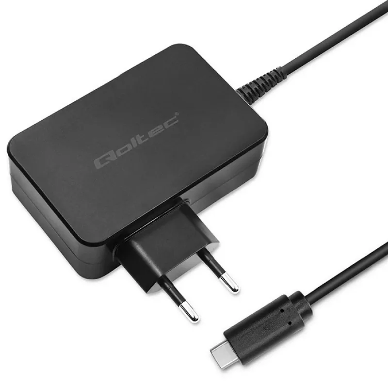 Qoltec PD 120W Turbo-pikalaturi | 5-28V | 3-4.5A | USB-C | musta
