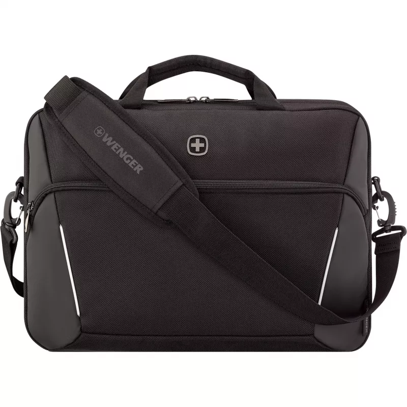 Kannettavan tietokoneen salkku Wenger XE Compact Brief 16 tablettilokerolla, musta