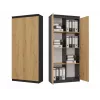 RS-80 HEMN OFFICE -hyllykkö, antrasiitti/artisan oak