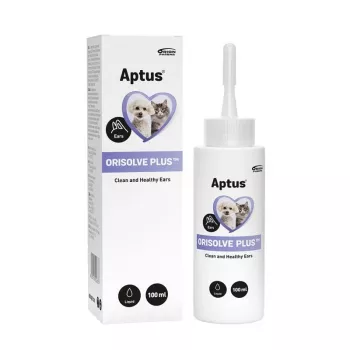 APTUS Orisolve Plus - korvienpuhdistusliuos koirille ja kissoille – 100 ml