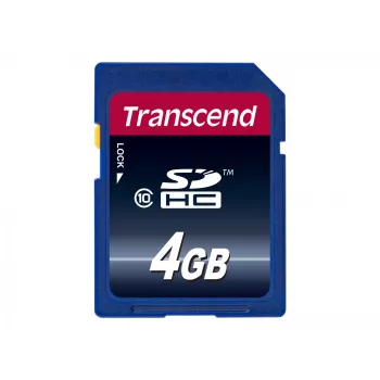 Flash-muisti Transcend 4 GB SDHC Class 10 TS4GSDHC10