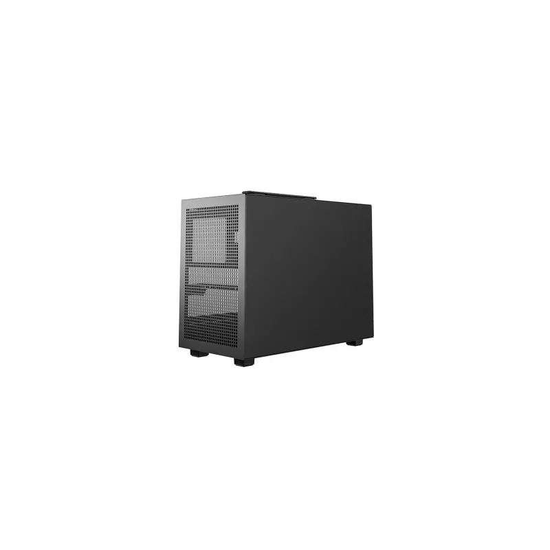 DeepCool CH160 PLUS R-CH160-BKNGM0-G kompakti (SFF) tietokonekotelo, Mini-ITX/Micro-ATX, karkaistu lasi, musta