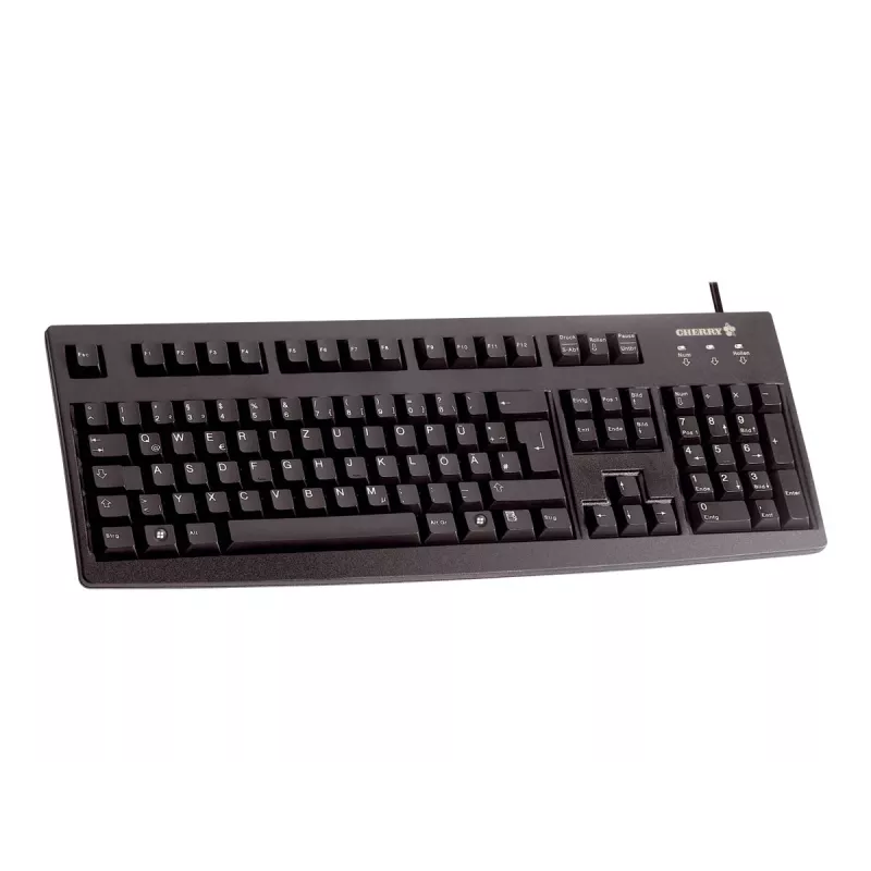 CHERRY G83-6104 näppäimistö yleiskäyttöön USB QWERTY US English musta