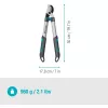Gardena EasyCut S -oksasakset harmaa/turkoosi 50 cm (12030-88)