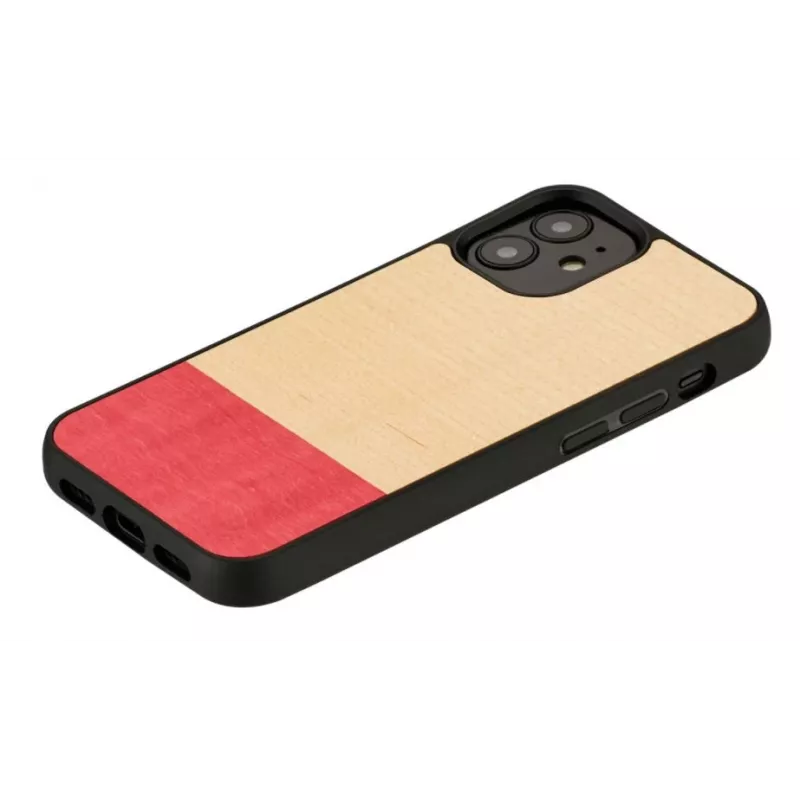 Man and wood -suojakotelo iPhone 12 mini – musta