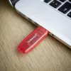 USB-muistitikku Intenso 128 GB USB Type-A 2.0 Punainen Läpinäkyvä