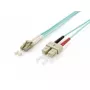 Equip LC/SC kuitu-patchkaapeli, OM3, 20 m, 20 m, OM3, LC, SC
