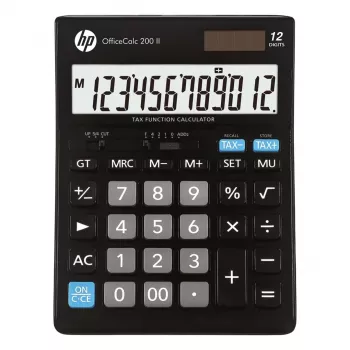HP OfficeCalc 200 II pöytälaskin, musta