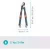 Gardena TeleCut Pro S -oksasakset harmaa/turkoosi 52 cm - 67 cm (12040-88)