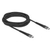 USB-kaapeli DeLOCK 81126 USB 2.0 3m USB C musta
