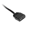XSPC ARGB LED-tulppa G1/4 5V 3-pin, musta/kromi