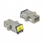 Kuitukytkin DeLOCK 86889 SC Simplex naaras SC Simplex naaras Multimode beige