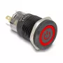 Kytkin DELOCK 22023 19 mm 12 V 5 juotosliitännällä