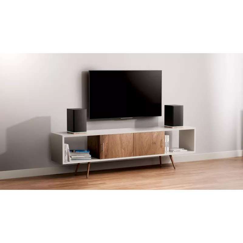 Blaupunkt BS60BK LED-hyllykaiuttimet, Bluetooth, HDMI ARC, musta