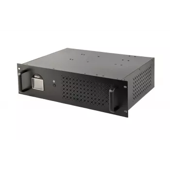 Gembird - UPS Rack 19'' 3,4U 1500VA, 4x IEC 230V lähtö, IEC14 tulo, RJ11, USB, LCD Line-Interactive 1,5 kVA 900 W 4 pistorasiaa