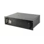 Gembird - UPS Rack 19'' 3,4U 1500VA, 4x IEC 230V lähtö, IEC14 tulo, RJ11, USB, LCD Line-Interactive 1,5 kVA 900 W 4 pistorasiaa