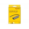 DeLOCK 63173 USB-keskitin Type-C 5000 Mbit/s musta