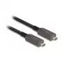 Videokaapelisovitin DeLOCK 84146 5 m USB Type-C musta