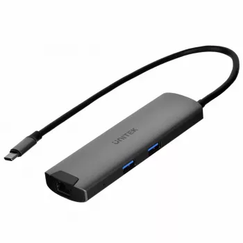 USB-keskitin UNITEK H1112F USB 3.2 Gen 1 Type-C