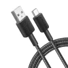 Anker Innovations 322 USB-A - USB-C kaapeli nylon 1,8M musta - kaapeli - digitaali/data