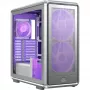 PC Midi Tower Cooler Master MasterFrame 600 Mesh hopea — tukee ATX/EATX, edessä 2×200mm, 2,5