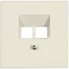 JUNG LS 969-2 UA - norsunluu - termoplasti - tavanomainen - JUNG - UAE 2 x 8 UPO - UAE 8-8 UPO - UAE 8-8 UPOK6E - UAE 8-8 UPOK6 - MK-POF-2UAE - RJ-45