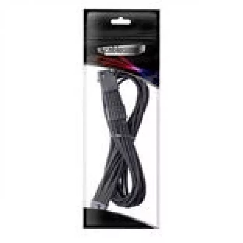 CableMod Universal Pro ModMesh 16-Pin-16-Pin-kaapeli, sukka, StealthSense – musta, 60 cm