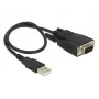 DeLOCK 62958 USB–RS-232-sovitin, USB Type-A, musta