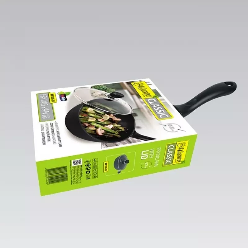 Maestro MR-1205-28 paistinpannu kannella, 28 cm, musta