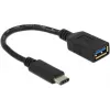 Delock USB-adapteri - USB Type-A (naaras) - 24-pin USB-C (uros)