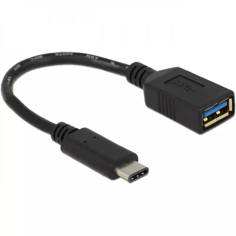 Delock USB-adapteri - USB Type-A (naaras) - 24-pin USB-C (uros)