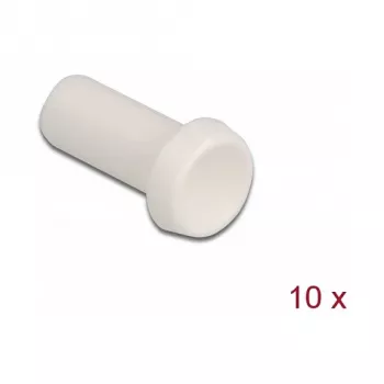 Kuitu-pölysuojus DeLOCK 86845 10 kpl valkoinen