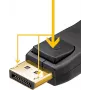 Goobay 64849 DisplayPort-kaapeli 1 m musta (64849)