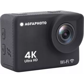 AgfaPhoto action-kamera 4K, vedenpitävä, Wi-Fi, hidastus/ajastus (AC9000BK)