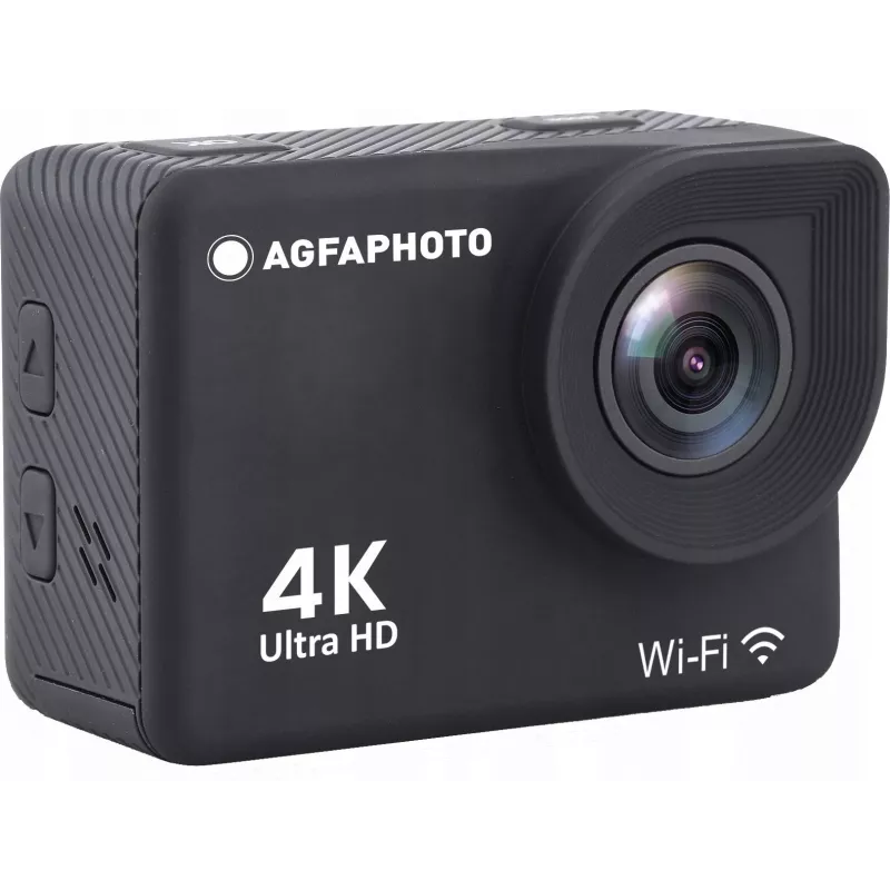 AgfaPhoto action-kamera 4K, vedenpitävä, Wi-Fi, hidastus/ajastus (AC9000BK)