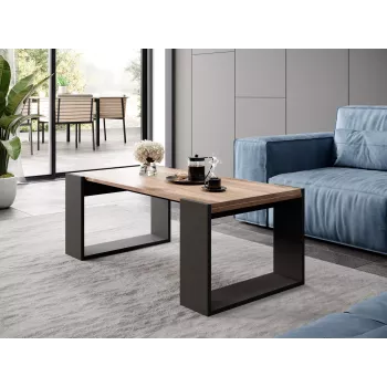 Cama penkki/pöytä WOOD 120x54,5x46 tammi wotan + antrasiitti