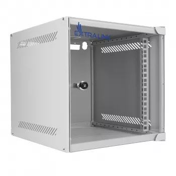 EXTRALINK LITE 6U 10 280X310 seinäasennettava räkkikaappi harmaa