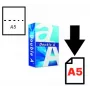 Double A -paperi (A-luokka), A5, 80 g, 500 arkkia