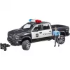 Poliisiauto-lelu BRUDER RAM 2500 Police 02505 – pienoismalli, leikkiauto