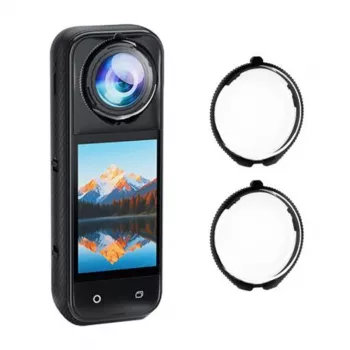 Objektiivinsuoja Puluz PU749T Insta360 X5 -kameraan — vastavalosuojalisävaruste