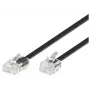 Puhelinkaapeli Microconnect MPK451S RJ11 RJ45 1 m musta