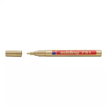 Edding 751 kulta -tussi kulta valkoinen 1 mm