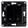 Valokatkaisin Shelly Wall Switch 2 musta painikkeet yhteensopivuus Shelly 2.5